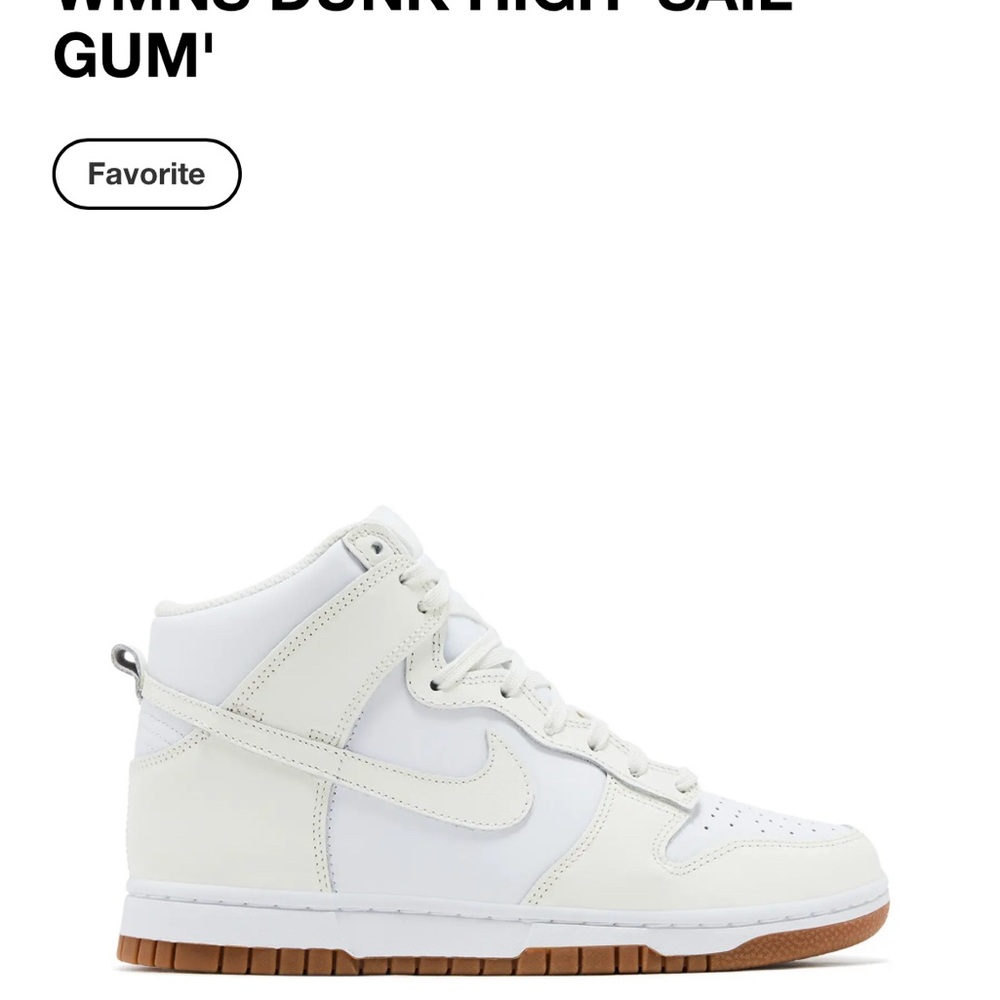 Nike Red and White Dunk High Box